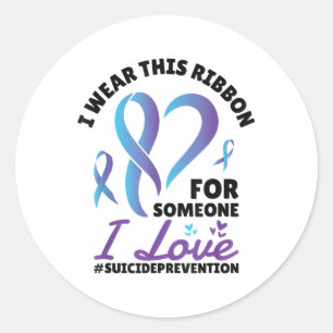 Mental Health Support 988 Suicide Prevention Week Classic Round Sticker