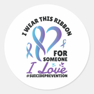 Mental Health Support 988 Suicide Prevention Week  Classic Round Sticker