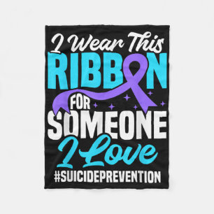 Mental Health Support Product Suicide Prevention A Fleece Blanket