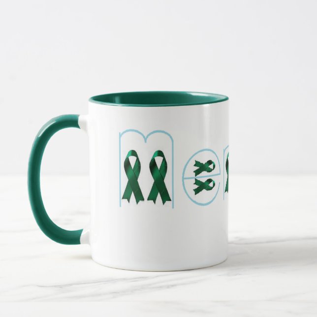 Mental Health Support Ribbons Mug (Left)