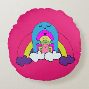 Mental Health Support Round Cushion