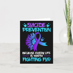 Mental Health Support Week Suicide Prevention Awar Card