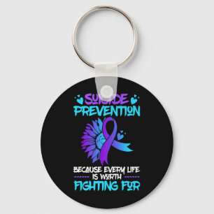 Mental Health Support Week Suicide Prevention Awar Key Ring