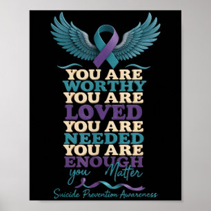 Mental Health Suprt Suicide Prevention Awareness S Poster