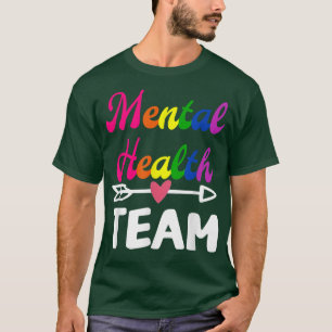 Mental Health Team Awareness Therapist Men Women S T-Shirt