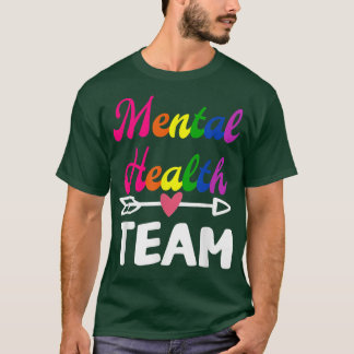 Mental Health Team Awareness Therapist Men Women S T-Shirt