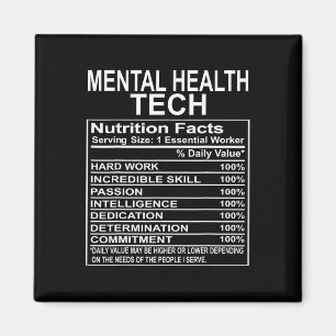 Mental Health Technician Gifts Appreciation Funny  Magnet