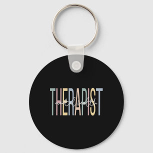 Mental Health Therapist Boho Mental Health Therapy Key Ring