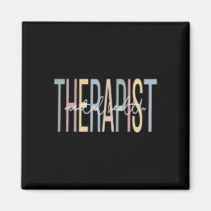 Mental Health Therapist Boho Mental Health Therapy Magnet
