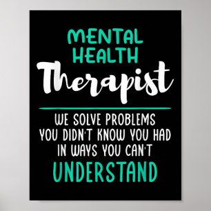 Mental Health Therapist Depression Mental Health C Poster
