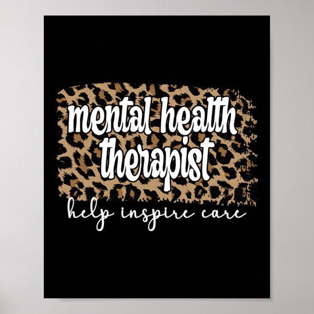Mental Health Therapist Mental Health Therapy  Poster (Front)