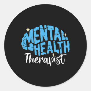 Mental Health Therapy Student Psych Mental Health Classic Round Sticker
