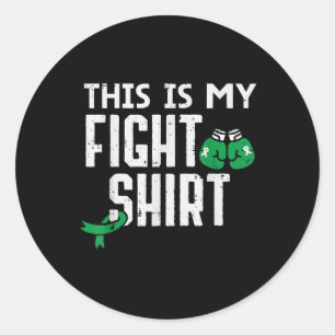 Mental Health This My Fight Shirt Aware Warrior Me Classic Round Sticker