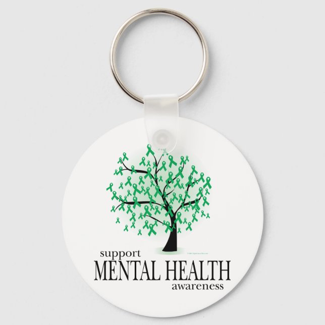 Mental Health Tree Key Ring (Front)
