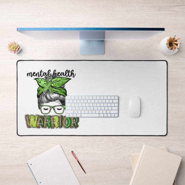 Mental health warrior desk mat (Office 1)