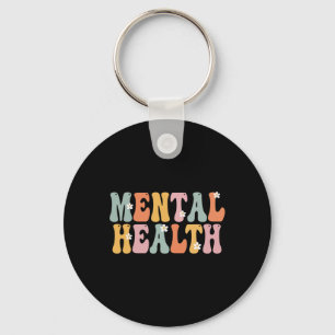 Mental Health Week Groovy Appreciation Day For Wom Key Ring