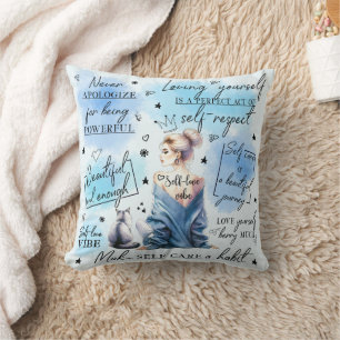 Mental Health & Wellness Decor Cushion