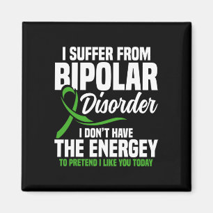 Mental Healthawareness Fighter I Suffer Bipolar Di Magnet