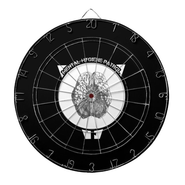 Mental Hygiene Patrol Dartboard (Front)