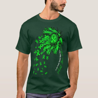 Mental Illness Awareness sunflower nobody fights a T-Shirt