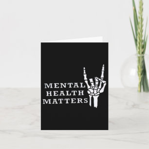 Mental Inspirational Health Problems Motivational Card