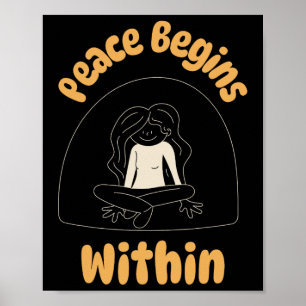 Mental Load - Peace Begins Within Poster