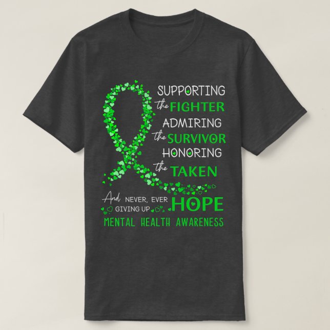 Mental Mind Health Awareness Mind Health Over Phys T-Shirt (Design Front)