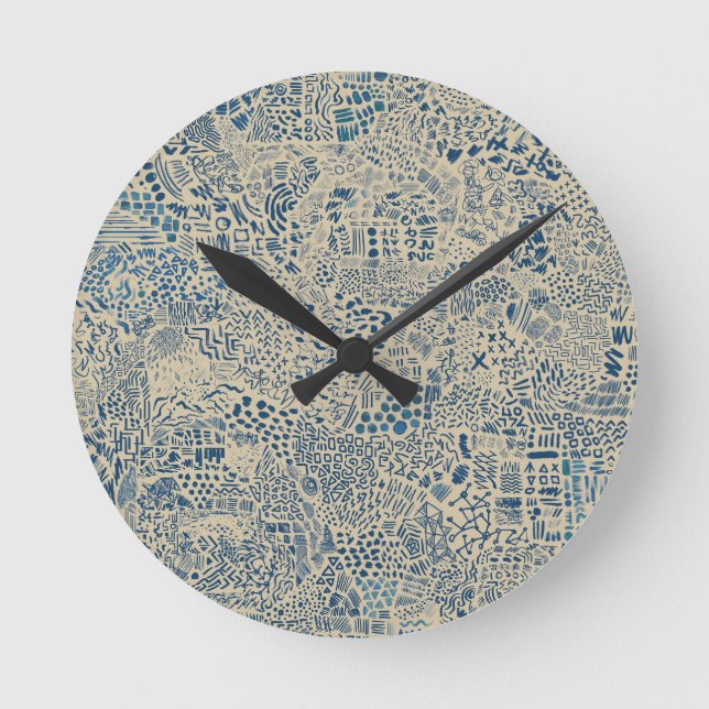 Mental Noise V01 Round Clock (Front)