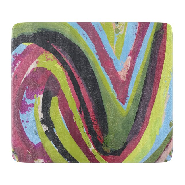 Mental Receipt 6 x 7 Deco Glass Cutting Board (Front)