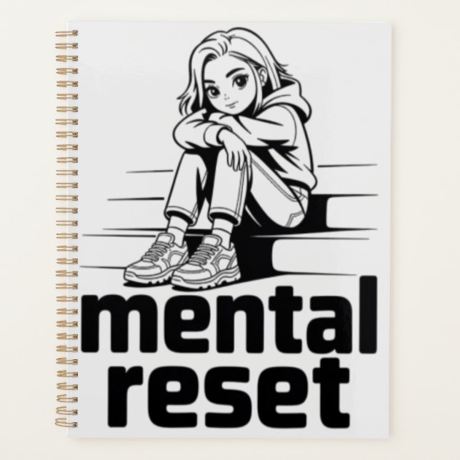 Mental Reset – Silent Reflection Edition Planner (Front)