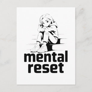 Mental Reset – Silent Reflection Edition Postcard