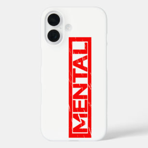 Mental Stamp iPhone 16 Case