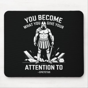 Mental Strength Quote Stoic Epictetus Men Premium Mouse Pad