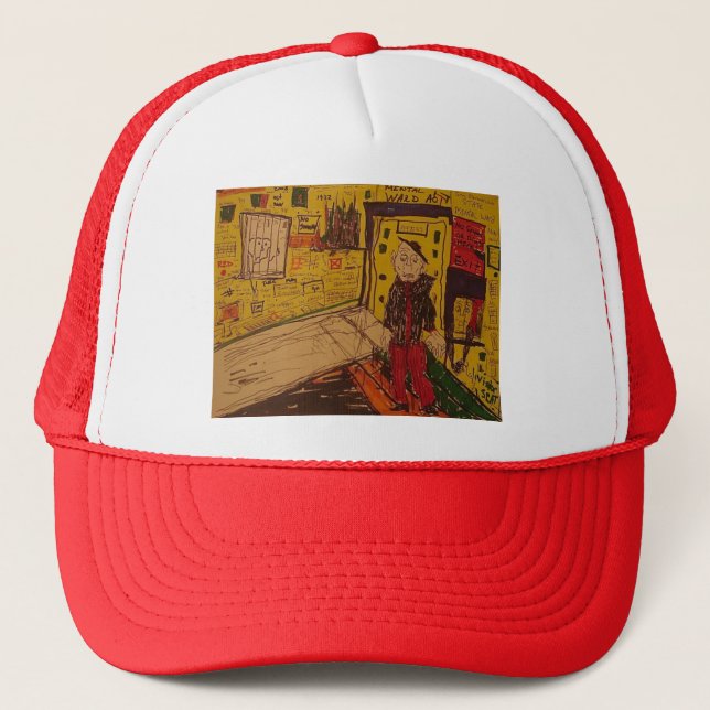 mental ward drawing hat (Front)
