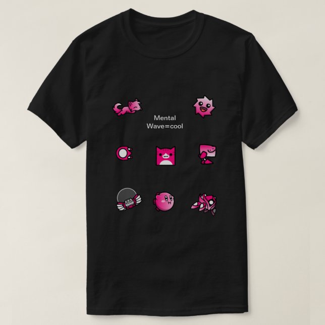 Mental Wave=cool T-Shirt (Design Front)