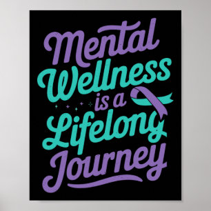Mental Wellness Health Awareness Suicide Prevent  Poster