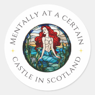 Mentally at a Certain Castle in Scotland | Sticker