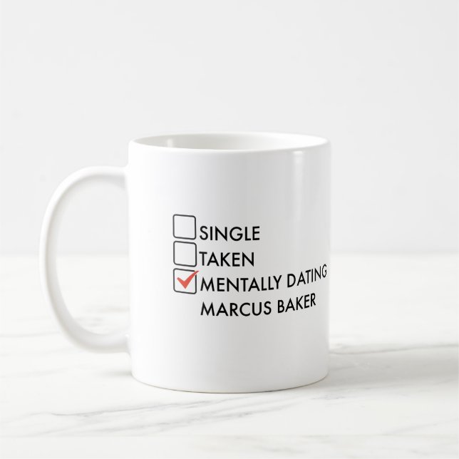Mentally dating Marcus Baker Ginny and Georgia T-S Coffee Mug (Left)