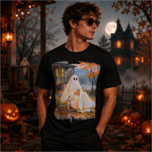 Mentally I'm Here Funny Ghost Autumn