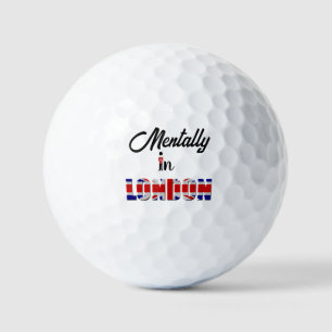 Mentally In London Golf Ball