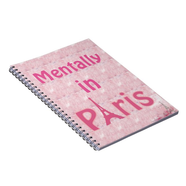 Mentally In Paris Notebook (Right Side)