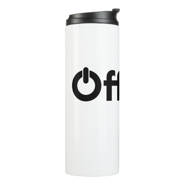 Mentally Offline Thermal Tumbler (Rotated Left)