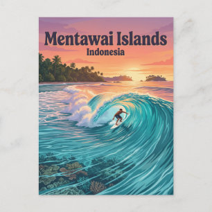 Mentawai Islands Indonesia Postcard