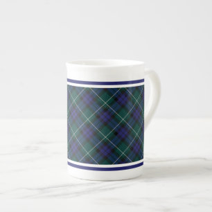 Menteith Scotland District Tartan Bone China Mug