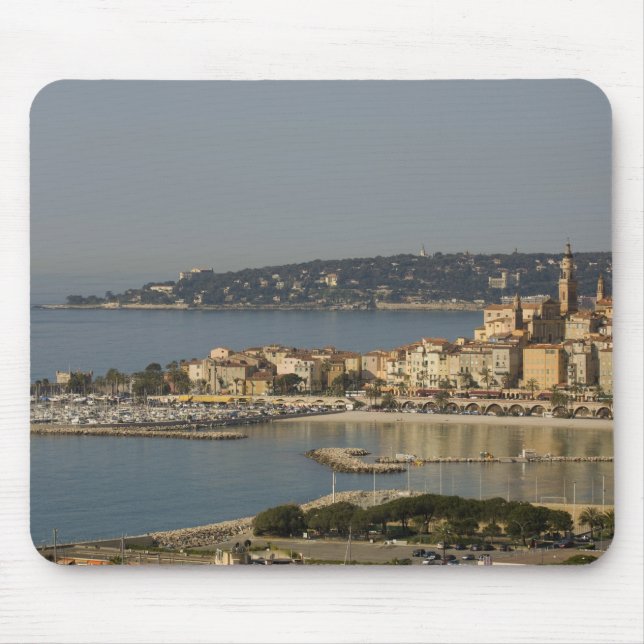 Menton, Cote d'Azur, France. Mouse Pad (Front)