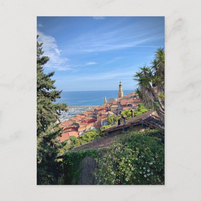 Menton, France Postcard (Front)