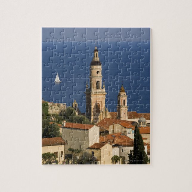 Menton, French Riviera Jigsaw Puzzle (Vertical)