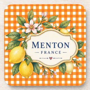 Menton Lemon Cote d Azur coasters