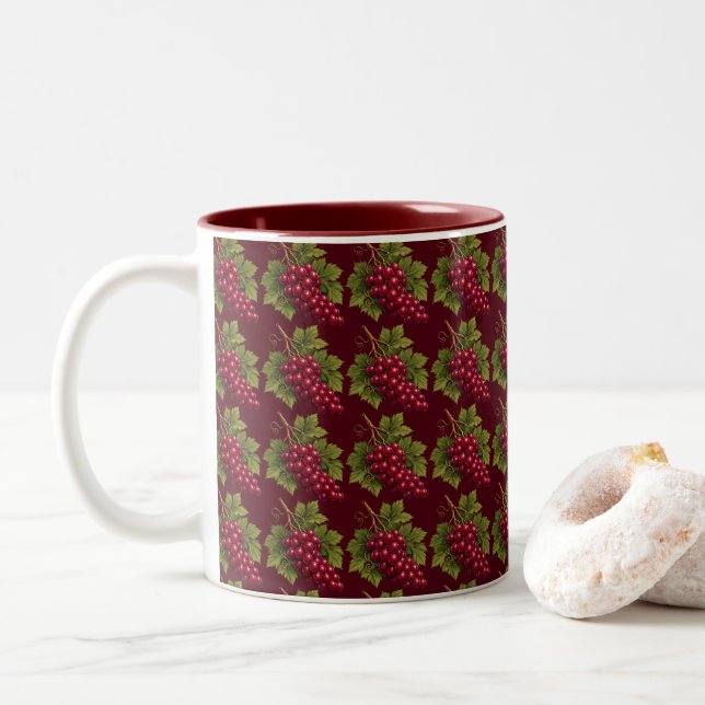 Menton Lemon Two-Tone Mug (With Donut)