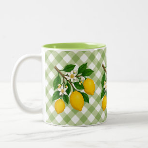 Menton Lemon Two-Tone Mug